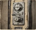 Detail einer historischen Automatenmechanik