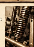 Stahlfedern und mechanische Hebel