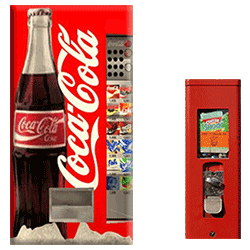 Coca Cola Automat / Kaugummiautomat
